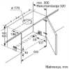 Ištraukiamasis įmontuojamas gartraukis Neff D46ML54X1 60 cm Nerūdijančio plieno  paveikslėlis