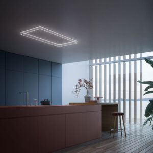 Lubinis gartraukis ALBA, 120cm, be variklio, LED 5500K, baltas