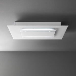 Lubinis gartraukis AURA 120cm, 600 m3/h, LED 2x14W, baltas