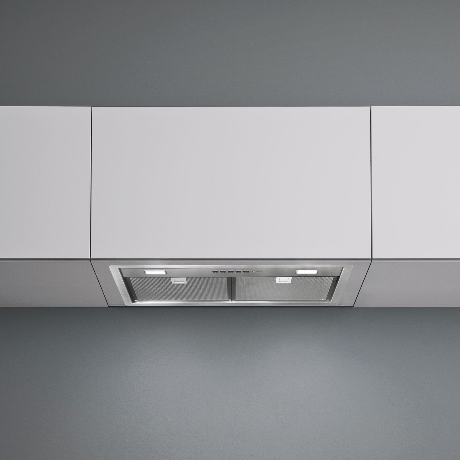Įmontuojamas gartraukis BIN 50cm, 600m3/h, AISI304, elektroninis valdymas, LED juosta Įmontuojamas gartraukis BIN 50cm, 600m3/h, AISI304, elektroninis valdymas, LED juosta