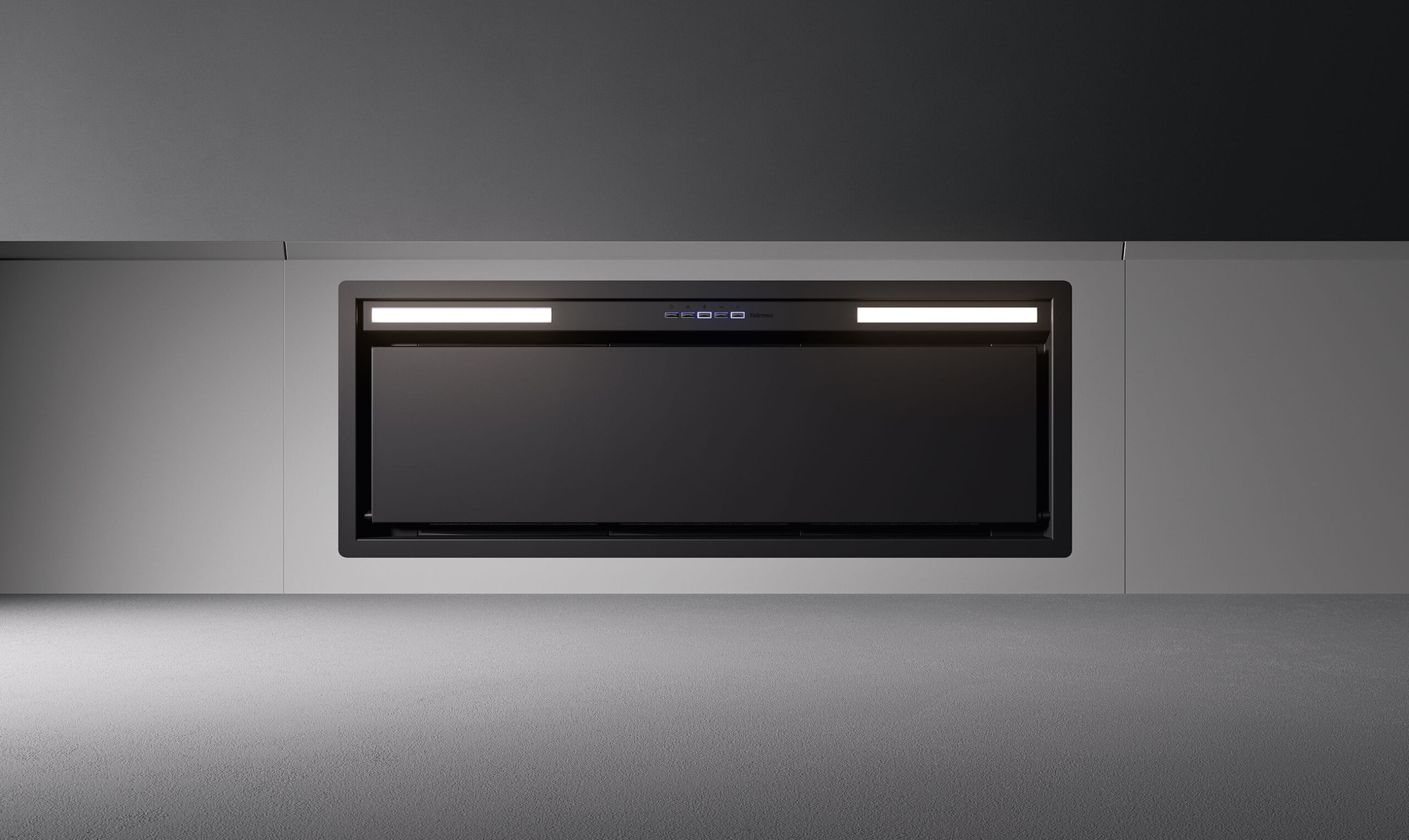 Įmontuojamas gartraukis GRUPPO INCASSO (Plus) 50cm, 800 m3/h, LED 2x1,2W, baltas Įmontuojamas gartraukis GRUPPO INCASSO (Plus) 50cm, 800 m3/h, LED 2x1,2W, baltas
