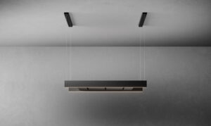Salos gartraukis LIGHT 120cm, Multi-Air, 800m3/h, juodas, Dialogue valdymo sistema