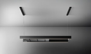 Salos gartraukis LIGHT 120cm, Multi-Air, 800m3/h, juodas, Dialogue valdymo sistema