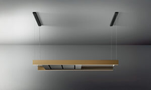 Salos gartraukis LIGHT 120cm, Multi-Air, 800m3/h, juodas, Dialogue valdymo sistema