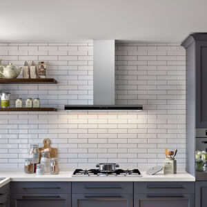 Salos gartraukis LUCE 90cm, 800m3/h, NEON 2x21W, AISI304