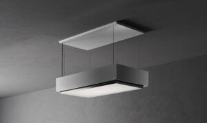 Lubinis gartraukis LEVANTE 120cm, Circle.Tech 600 m3/h, nuotolinis valdymas, LED 2700K-5500K, juodas Lubinis gartraukis LEVANTE 120cm, Circle.Tech 600 m3/h, nuotolinis valdymas, LED 2700K-5500K, juodas