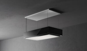 Lubinis gartraukis LEVANTE 120cm, Circle.Tech 600 m3/h, nuotolinis valdymas, LED 2700K-5500K, juodas Lubinis gartraukis LEVANTE 120cm, Circle.Tech 600 m3/h, nuotolinis valdymas, LED 2700K-5500K, juodas