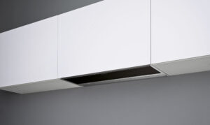 Įmontuojamas gartraukis MOVE 60cm, 800m3/h, LED 2x1,2W, baltas