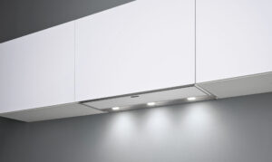 Įmontuojamas gartraukis MOVE 60cm, 800m3/h, LED 2x1,2W, baltas