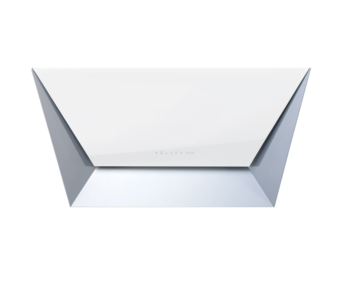Sieninis gartraukis PRISMA 85cm, 800m3/h, LED 2x1,2W, baltas Sieninis gartraukis PRISMA 85cm, 800m3/h, LED 2x1,2W, baltas