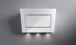 Sieninis gartraukis QUASAR 60cm, 800m3/h, LED 2x1,2, juodas stiklas