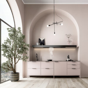 Gartraukio lentyna 120 cm, juodas satino apdailos aliuminis