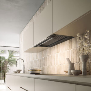 Sieninis gartraukis VIRGOLA NO-DROP TOUCH Comfort 60cm, 800m3/h, LED 2x1,2W (3200- 5500K), JUODAS