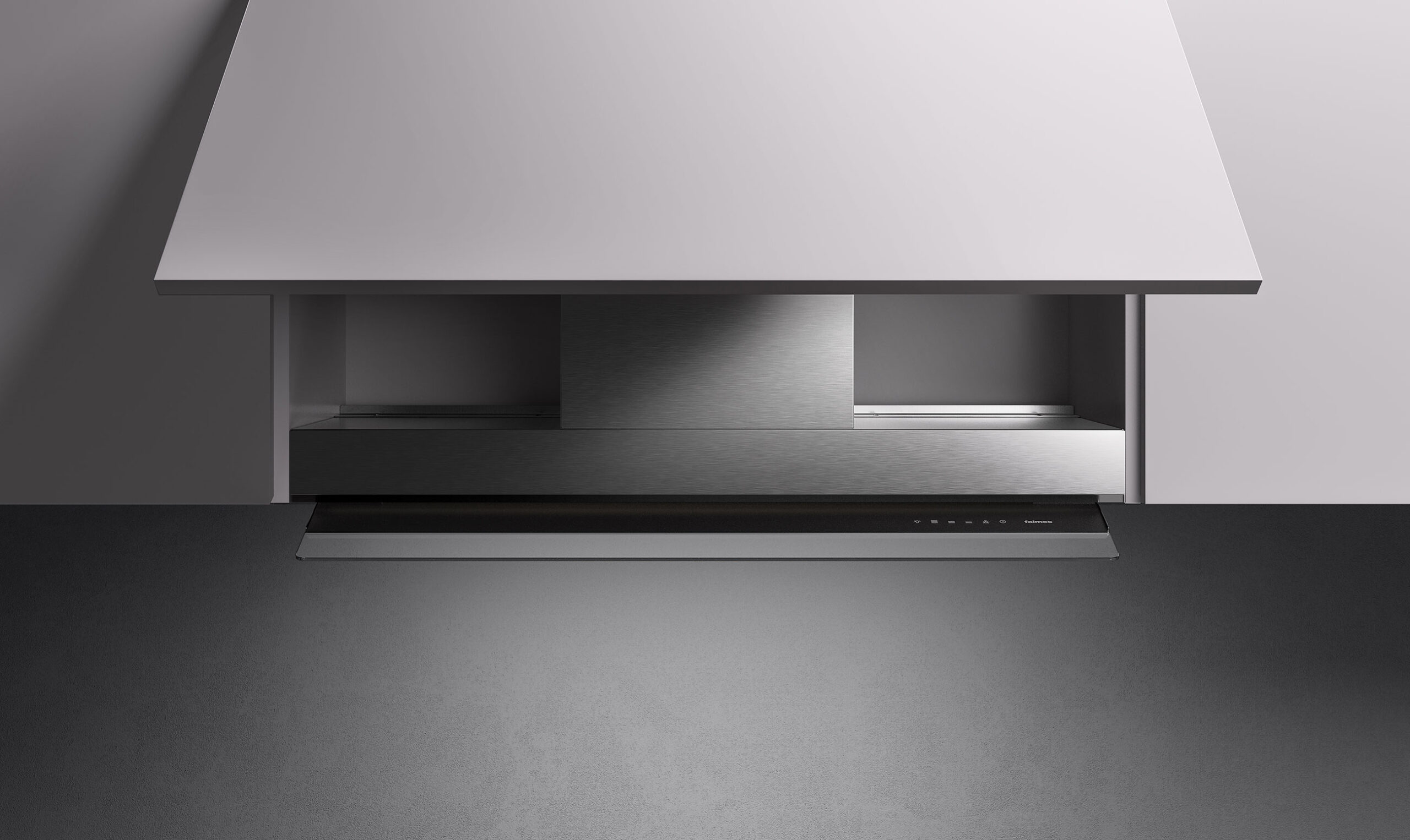 Sieninis gartraukis VIRGOLA NO-DROP TOUCH Comfort 60cm, 800m3/h, LED 2x1,2W (3200- 5500K), JUODAS Sieninis gartraukis VIRGOLA NO-DROP TOUCH Comfort 60cm, 800m3/h, LED 2x1,2W (3200- 5500K), JUODAS