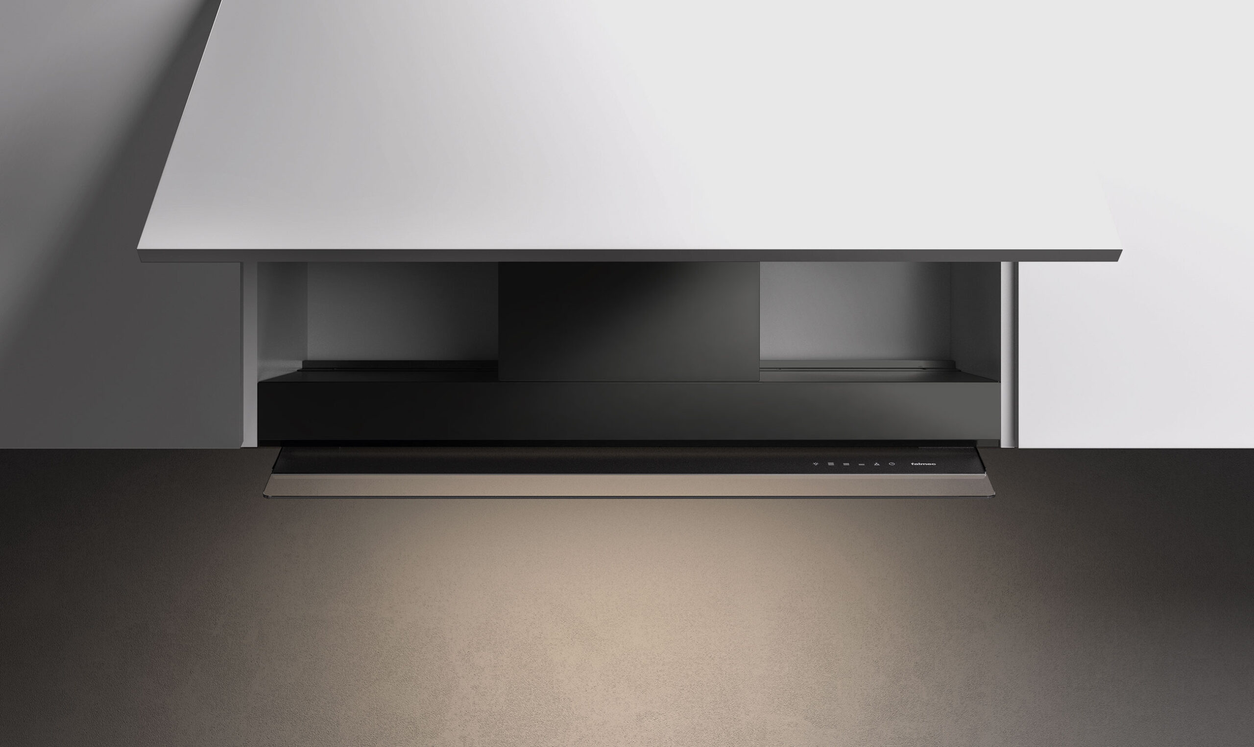 Sieninis gartraukis VIRGOLA NO-DROP TOUCH Comfort 60cm, 800m3/h, LED 2x1,2W (3200- 5500K), JUODAS Sieninis gartraukis VIRGOLA NO-DROP TOUCH Comfort 60cm, 800m3/h, LED 2x1,2W (3200- 5500K), JUODAS
