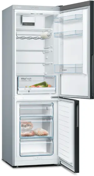 Bosch KGV36VBEAS laisvai pastatomas šaldytuvas-šaldiklis
