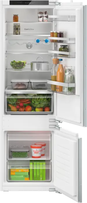 Bosch KIV87VFE0 įmontuojamas šaldytuvas-šaldiklis