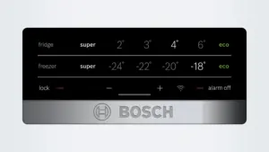 Bosch Serija 4 Laisvai statomas šaldytuvas-šaldiklis su šaldiklio skyriumi apačioje 203 x 70 cm Baltas, Total No Frost