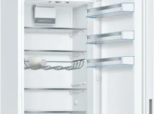 Bosch Serija 6 Laisvai statomas šaldytuvas-šaldiklis su šaldiklio skyriumi apačioje 201 x 60 cm Baltas