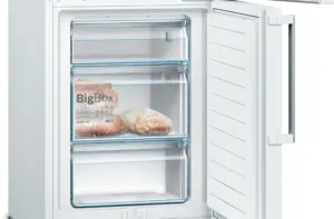 Bosch KGV366WEP laisvai pastatomas šaldytuvas-šaldiklis
