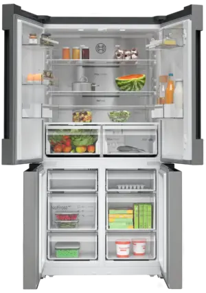 Bosch KFN96APEA Cross Door šaldytuvas-šaldiklis su VitaFresh XXL