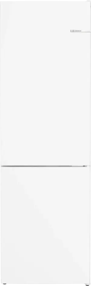 Bosch Serija 4 Laisvai statomas šaldytuvas-šaldiklis su šaldiklio skyriumi apačioje 186 x 60 cm Baltas, Total No Frost Bosch Serija 4 Laisvai statomas šaldytuvas-šaldiklis su šaldiklio skyriumi apačioje 186 x 60 cm Baltas, Total No Frost