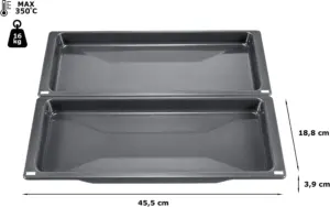 Bosch HEZ530000 pusinė kepimo skarda
