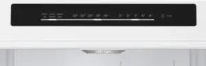 Bosch Serija 4 Laisvai statomas šaldytuvas-šaldiklis su šaldiklio skyriumi apačioje 203 x 60 cm Juodas šlifuotas plienas, atsparus pirštų atspaudams