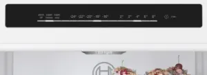Bosch Serija 4 Laisvai statomas šaldytuvas-šaldiklis su šaldiklio skyriumi apačioje 186 x 60 cm Juodas šlifuotas plienas, atsparus pirštų atspaudams