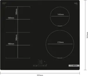 Bosch PWP611BB5E indukcinė kaitlentė