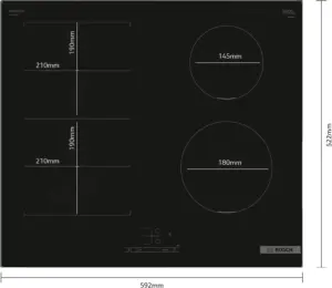 Bosch PVS611BB6E indukcinė kaitlentė