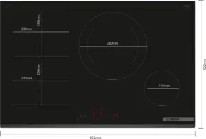 Bosch PXE831HC1E indukcinė kaitlentė