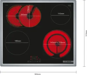 Bosch PKN645BB2E elektrinė kaitlentė