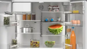 Bosch Serija 6 Prancūziško tipo apačioje montuojamas šaldiklis, 5 durų 183 x 90.5 cm Nerūdijančio plieno
