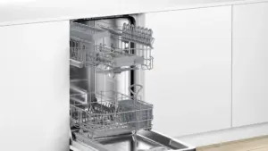 Bosch SPV2IKX10E pilnai įmontuojama indaplovė