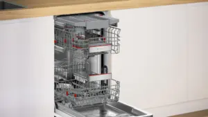 Bosch SPV6ZMX17E pilnai įmontuojama indaplovė