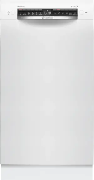 Bosch Serija 6 Indaplovė, montuojama iš apačios 45 cm Balta