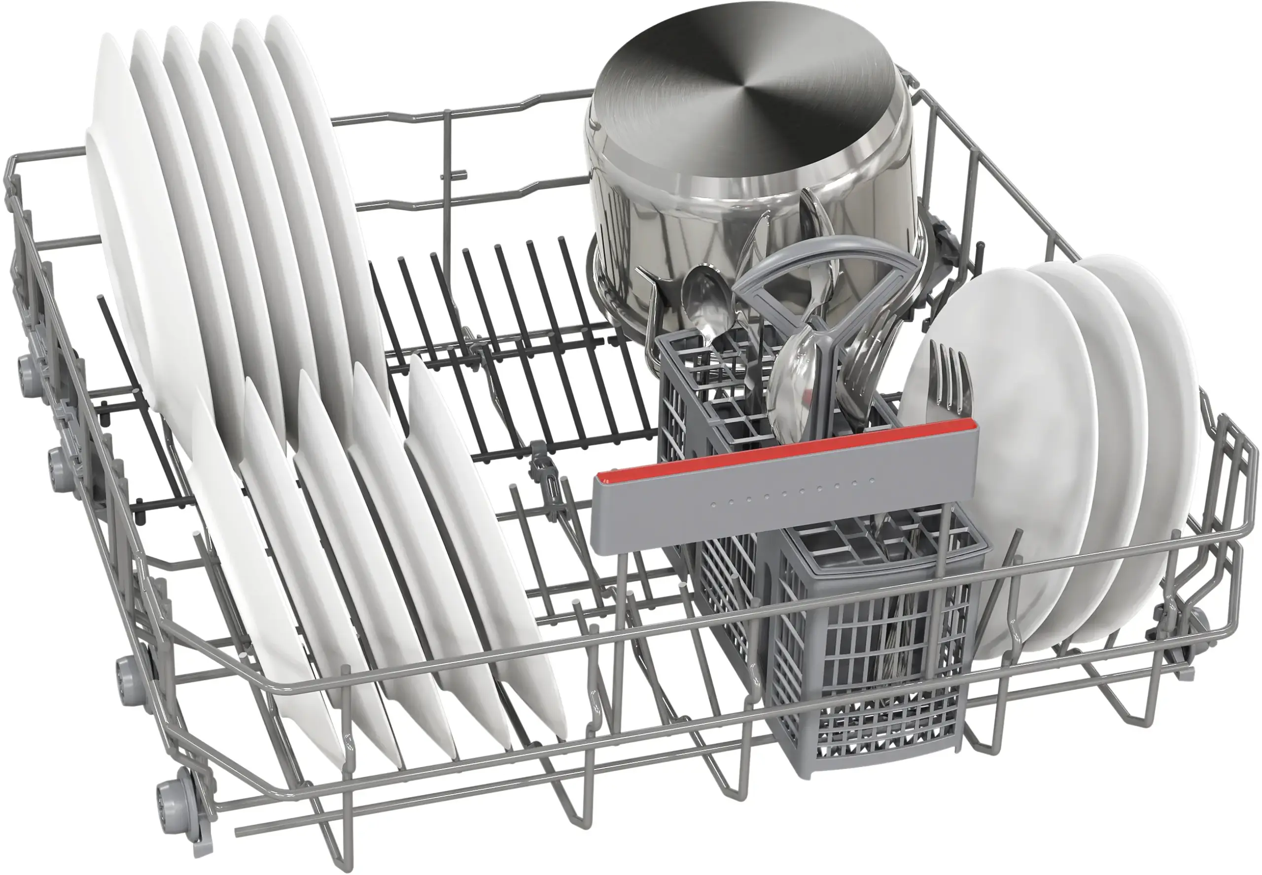 Bosch Serija 4 Indaplovė, montuojama iš apačios 60 cm Šlifuotas plienas