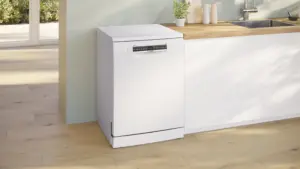 Bosch SMS4EMW06E laisvai pastatoma 60 cm balta indaplovė