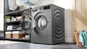 Bosch Serija 6 Skalbyklė-džiovyklė 10.5/6 kg maks. 1400 aps./min., Pilkasis ketus