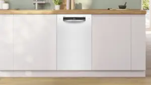 Bosch Serija 6 Indaplovė, montuojama iš apačios 45 cm Balta