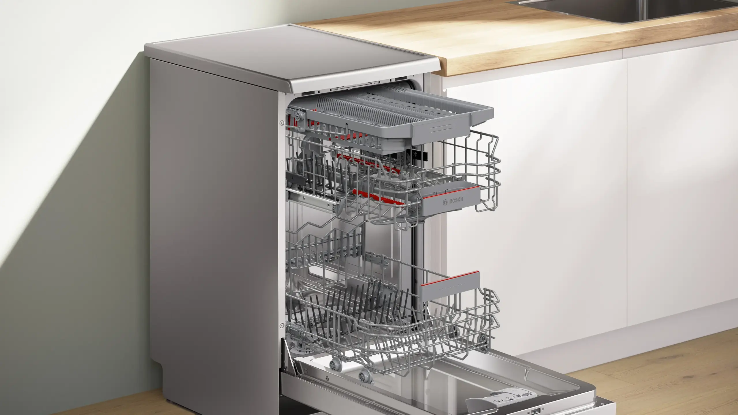 Bosch SPS4HMI13E laisvai pastatoma indaplovė