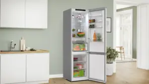 Bosch KGN392I1F laisvai pastatomas šaldytuvas-šaldiklis
