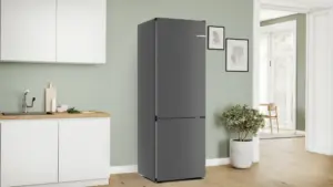 Bosch Serija 4 Laisvai statomas šaldytuvas-šaldiklis su šaldiklio skyriumi apačioje 203 x 70 cm Ketaus , ,, Total No Frost
