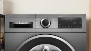 Bosch Serija 6 Skalbyklė, pakraunama iš priekio 9 kg maks. 1600 aps./min., Pilkasis ketus