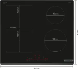Bosch Serija 6 Indukcinė kaitlentė 60 cm kaitlentė be rėmo