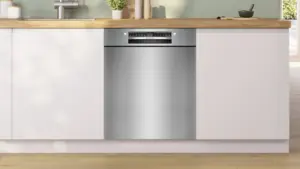 Bosch Serija 4 Indaplovė, montuojama iš apačios 60 cm Šlifuotas plienas
