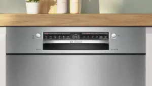 Bosch Serija 4 Indaplovė, montuojama iš apačios 60 cm Šlifuotas plienas