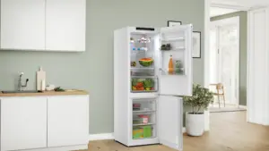 Bosch KGN362WCF laisvai pastatomas šaldytuvas-šaldiklis