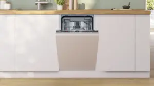Bosch SPV2HMX02E pilnai įmontuojama 45 cm indaplovė